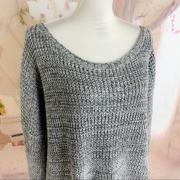 Victoria Secret Gray Knit Chunky Sweater - Picture 5 of 10